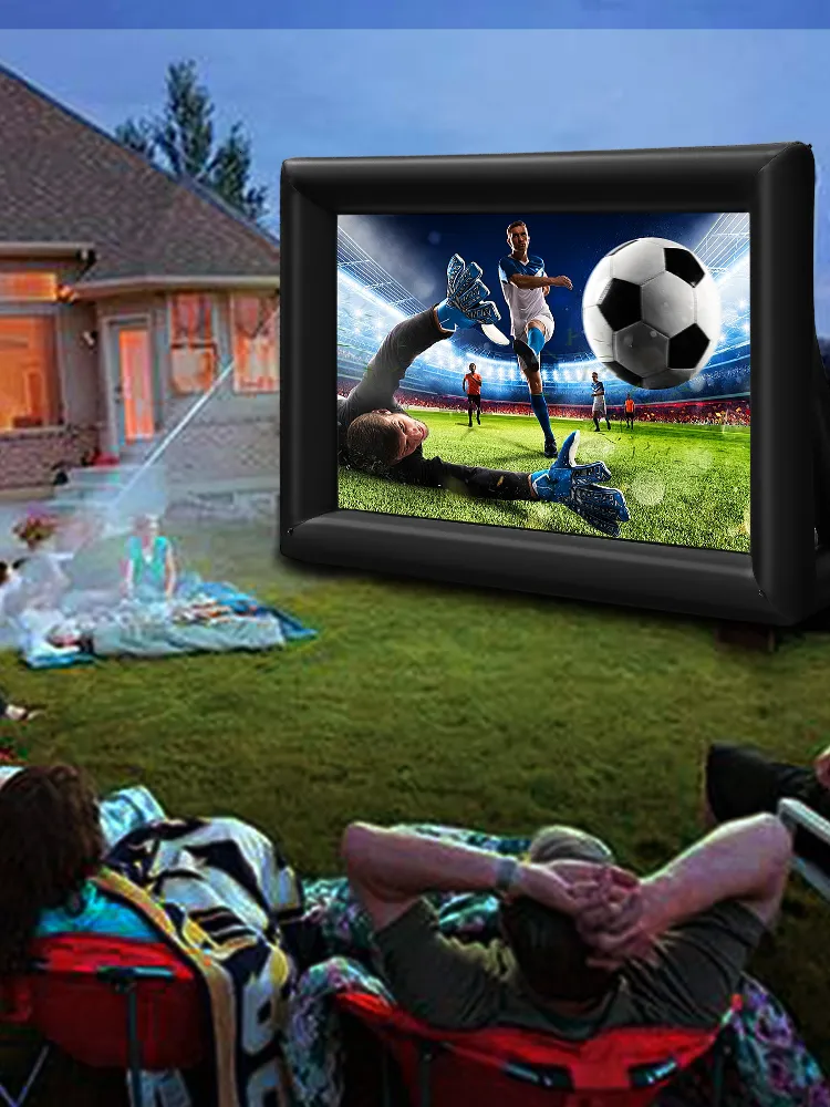 VEVOR 20FT Inflatable Movie Projector Screen with Washable Air Blower ...