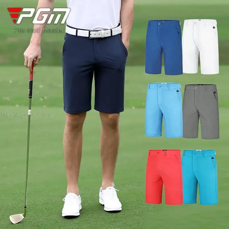 DHgate Pgm Mens 7 Color Summer Slim Fit Golf Shorts Elastic Quick Dry Sportswear for Casual Wear Sports Outdoors