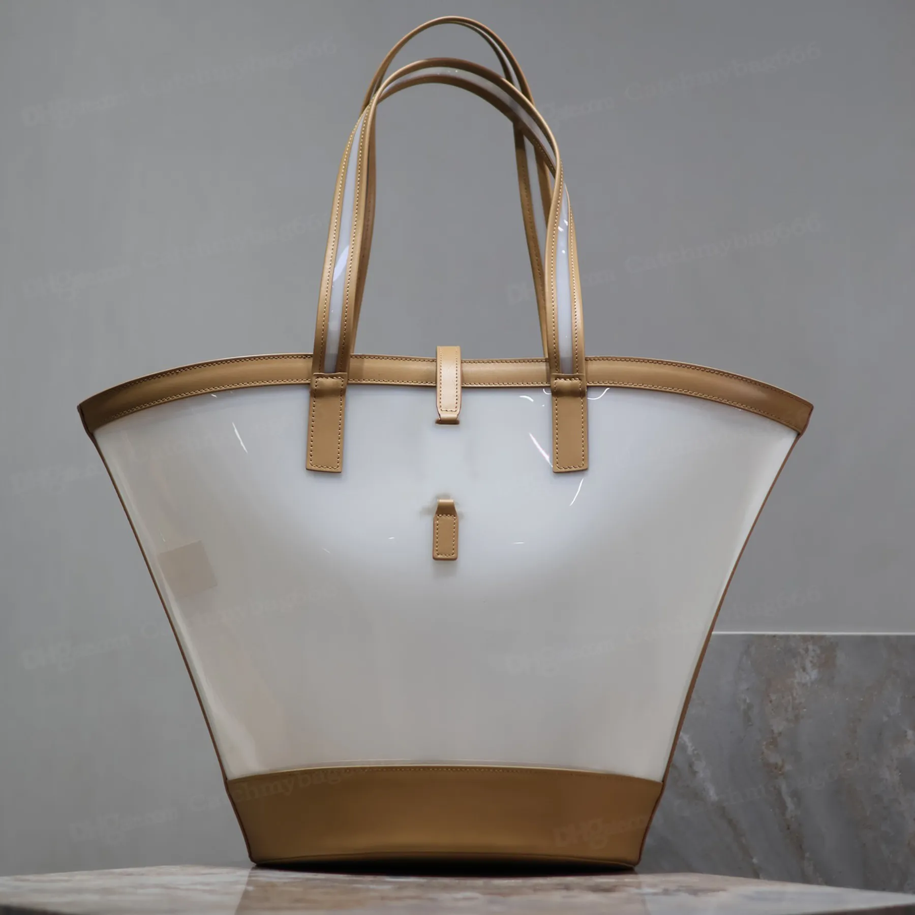 Sac transparent brillant on sale