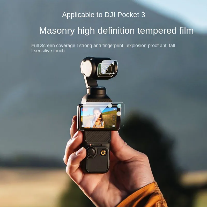 For DJI OSMO POCKET 3 Tempered Film Accessories Protective Lens Screen HD Cover