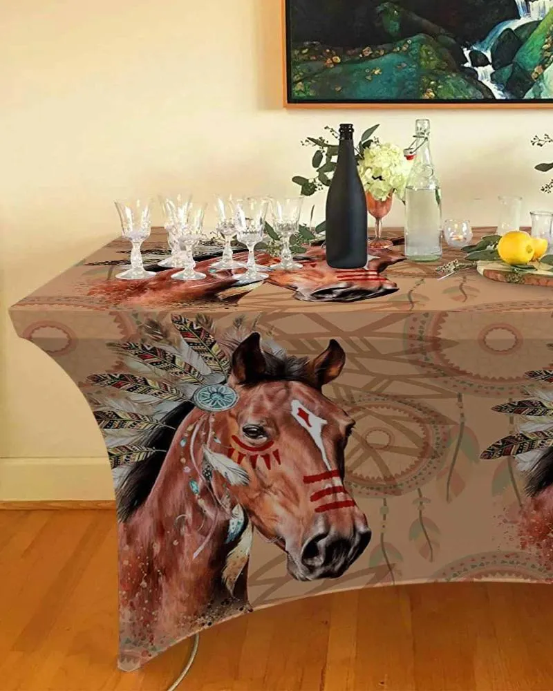 Feather table skirt top