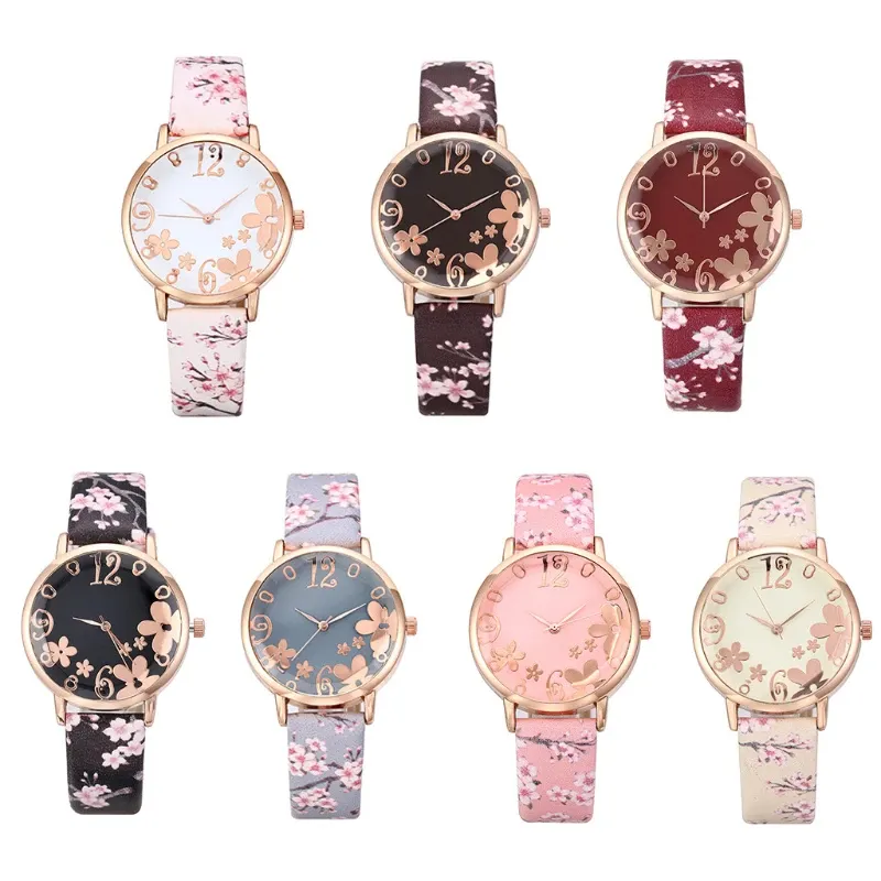 Quartz INFINITY Women\'s Watch with Floral Design Vintage Ladies Infinity Quartz Watch - Etsy main image 2