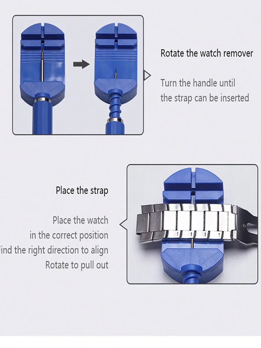 5 Pz/set Cinturino Orologio Link Rimozione K Di Strumenti Di - Foto 6