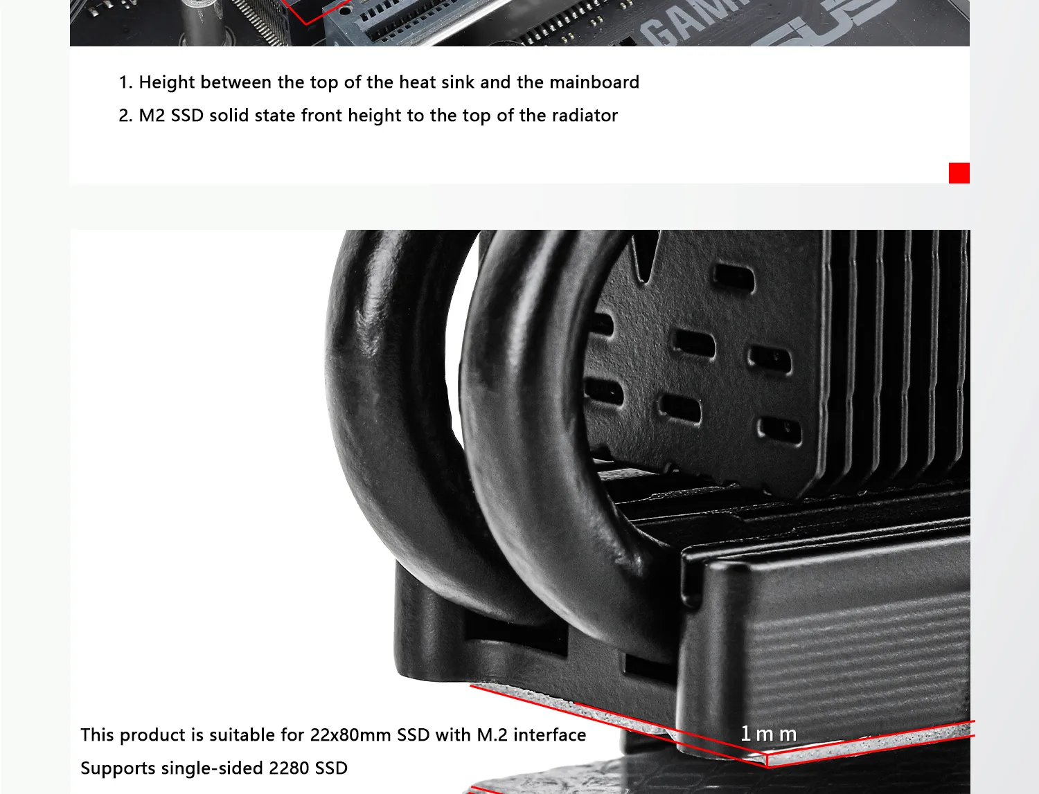 TR-Thermalright HR10 2280 PRO Black-M.2 SSD Kühler, 5mmx4 Heatpipe Radiator für PS5/PC, PCle 5.0 kompatibel, mit 30mm CPU Lüfter-6500RPM,Schwarz,Dekorative Deckel mit