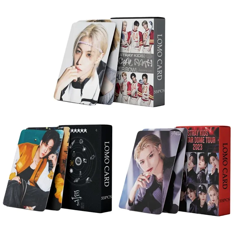 Lot De 55 Photocards Stray Kids SKZOO – Collection Complète, Taille 8,6x5,7 Cm, Pour Déco, échange, Cadeau Fan