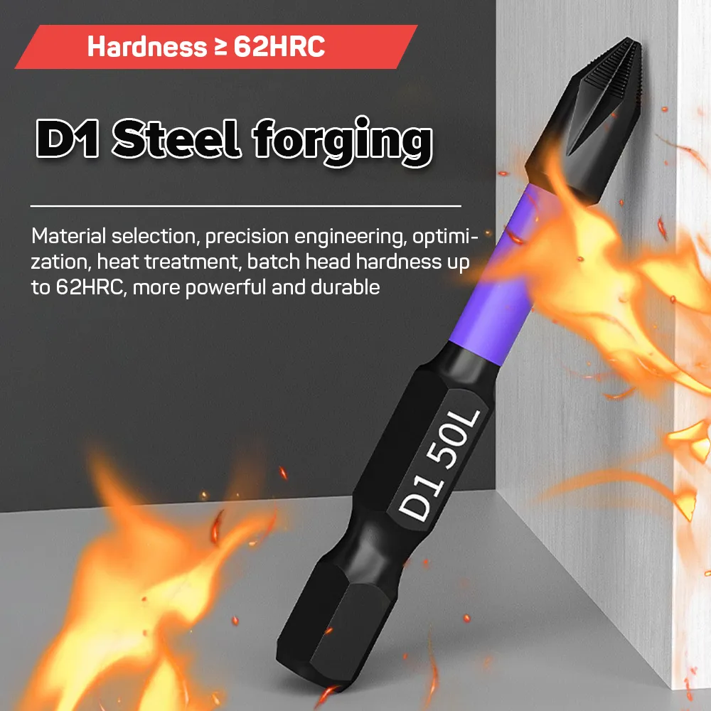 10/Magnetic Batch Head PH2 Cross Screwdriver Set Alloy Steel 25mm/150mm ...