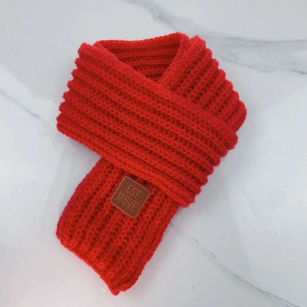 Bufanda de punto para niños, moda de invierno, color sólido, bufandas cálidas para bebés, calentador de cuello para niñas y niños, cian-azul, Talla única Bufanda de punto para niños, moda de invierno, color sólido, bufandas cálidas para bebés, calentador de cuello para niñas y niños, cian-azul, Talla única