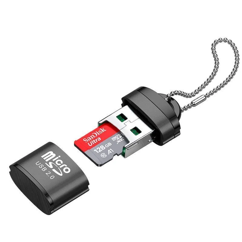 Lettore di schede di memoria flash USB multifunzione 6 in 1