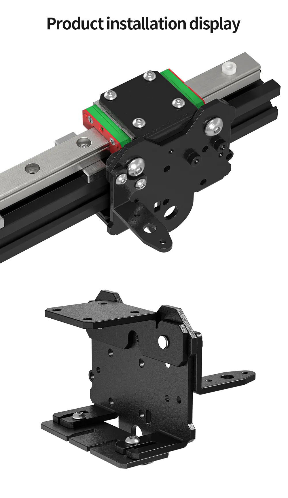 3D Printer Parts X Axis MK8/MK10 Linear Rails Extruder Direct Drive ...