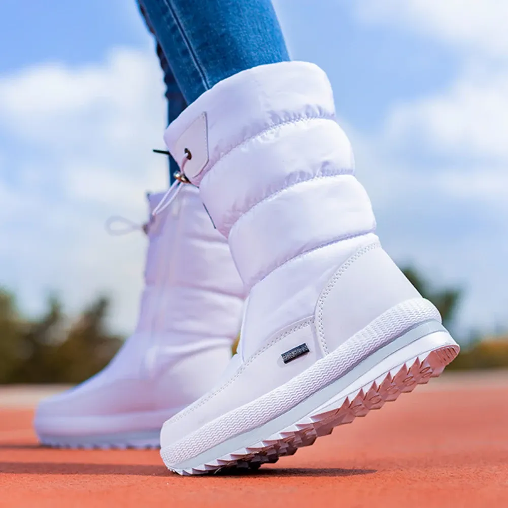 Non slip snow boots womens top