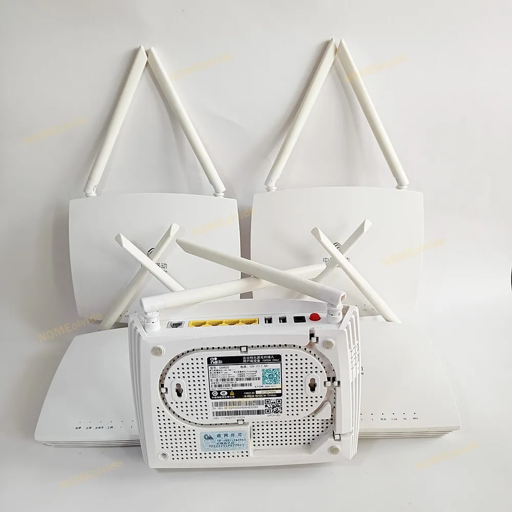 Ftth Router Price English GM620 WiFi FTTH Router Optical Modem Fiber Optic ONU GPON Used ...