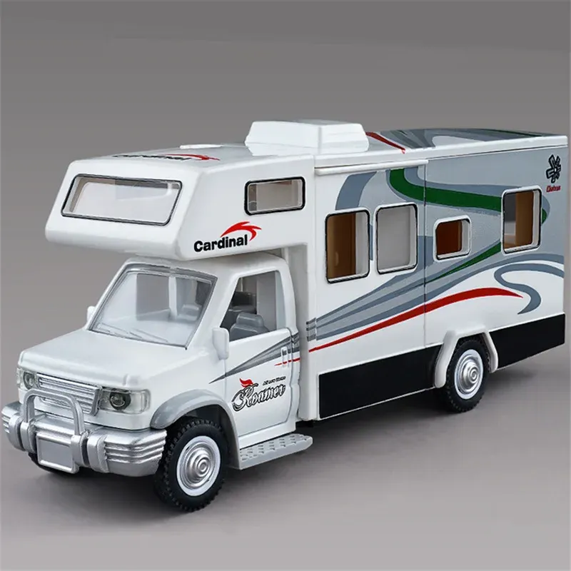 1 28 Diecast Luxury RV Recreational Department Of Motor Vehicles Car Model With Sound And Light Metal Camper Van Motorhome Touring Car For Kids Perfect Toy Gift From Ddmylovely 24.1 DHgate.Com
