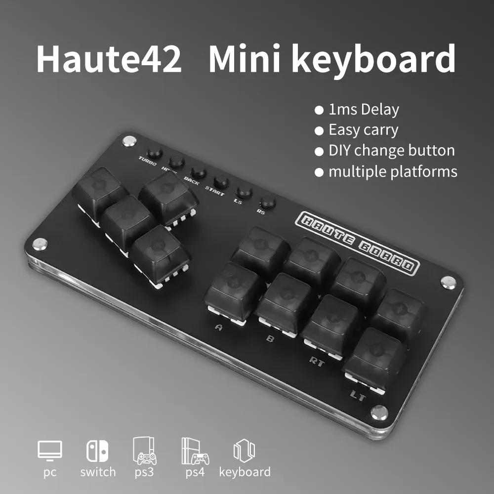 Kei　hitbox Haute42 Gamerfinger Hitbox Joystick Fight Stick Arcade Mini