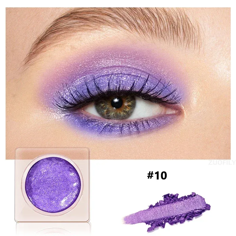 DHgate.com:12-Color Monochrome Glitter Eyeshadow: Waterproof
