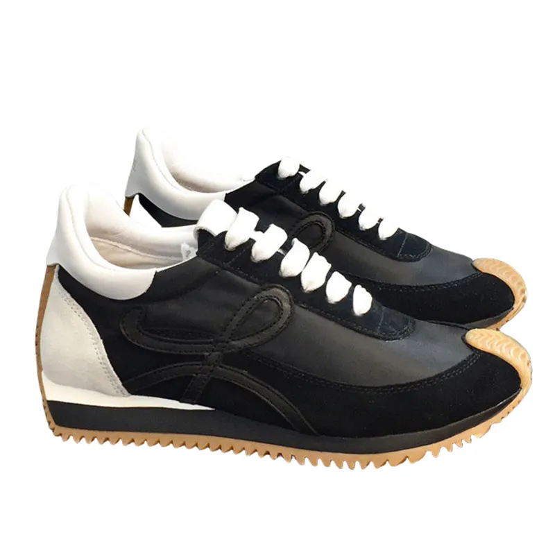 Loeweshoelies 2024 Man and womans casual shoes in nylon and suede