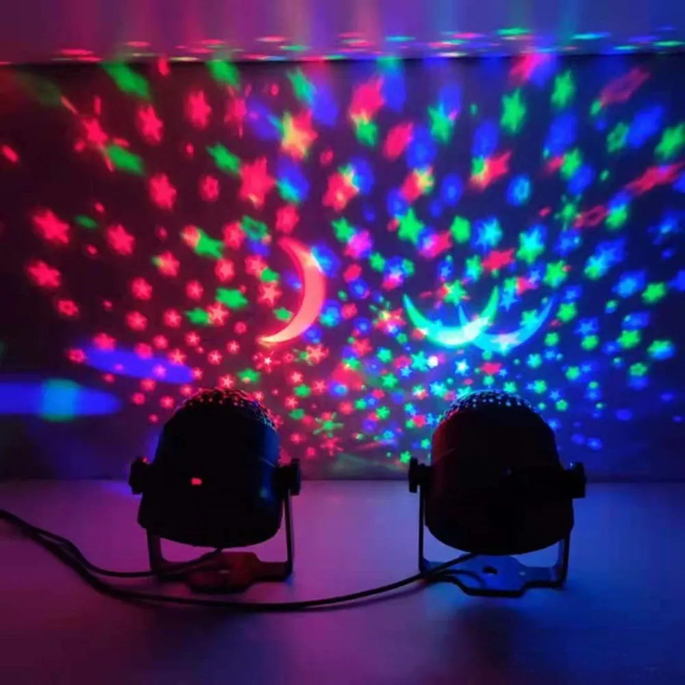DHgate USB Disco Ball Light RGB Colors Changing DJ Lamp Rotating Starry Party Night Light Projector for Home Kids Birthday Decorations Cameras Photo