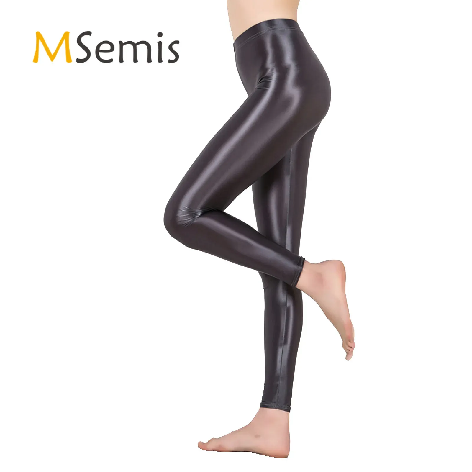 Metallic workout leggings 2025
