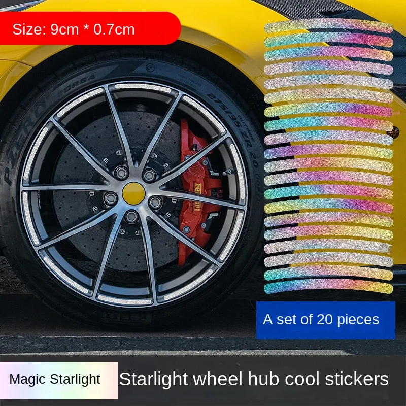 DHgate.com:20PCS Car Wheel Rim Reflective Safety Stickers, Night ...