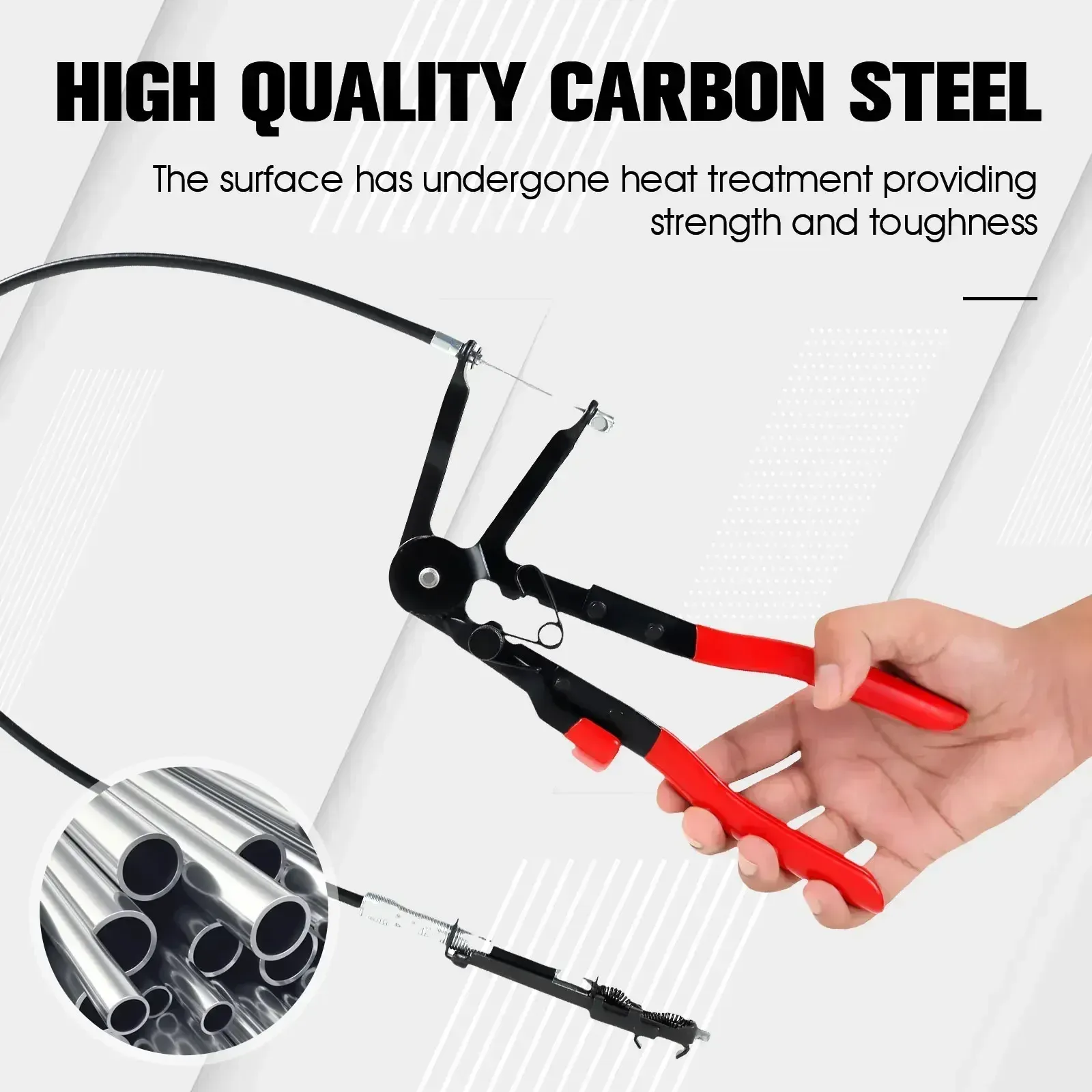 thumbnail image 2 of 8.5-Inch Hose Clamp Pliers - Spring Removal Tool For Water & Fuel Pipe Clamps 2 of 4