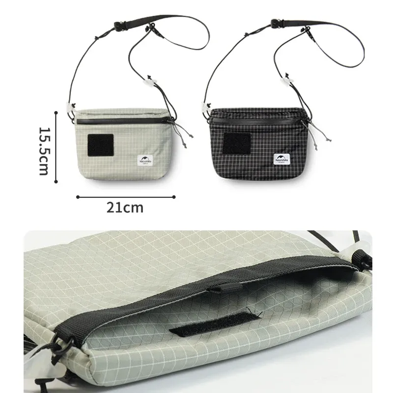 3L Ultralight Storage Bag Waterproof Outdoor Satchel with Adjustable Buckle for Travel Sundries