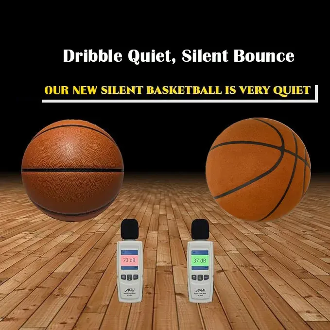 Airless Basketball Silent Basketball Size Dribbling