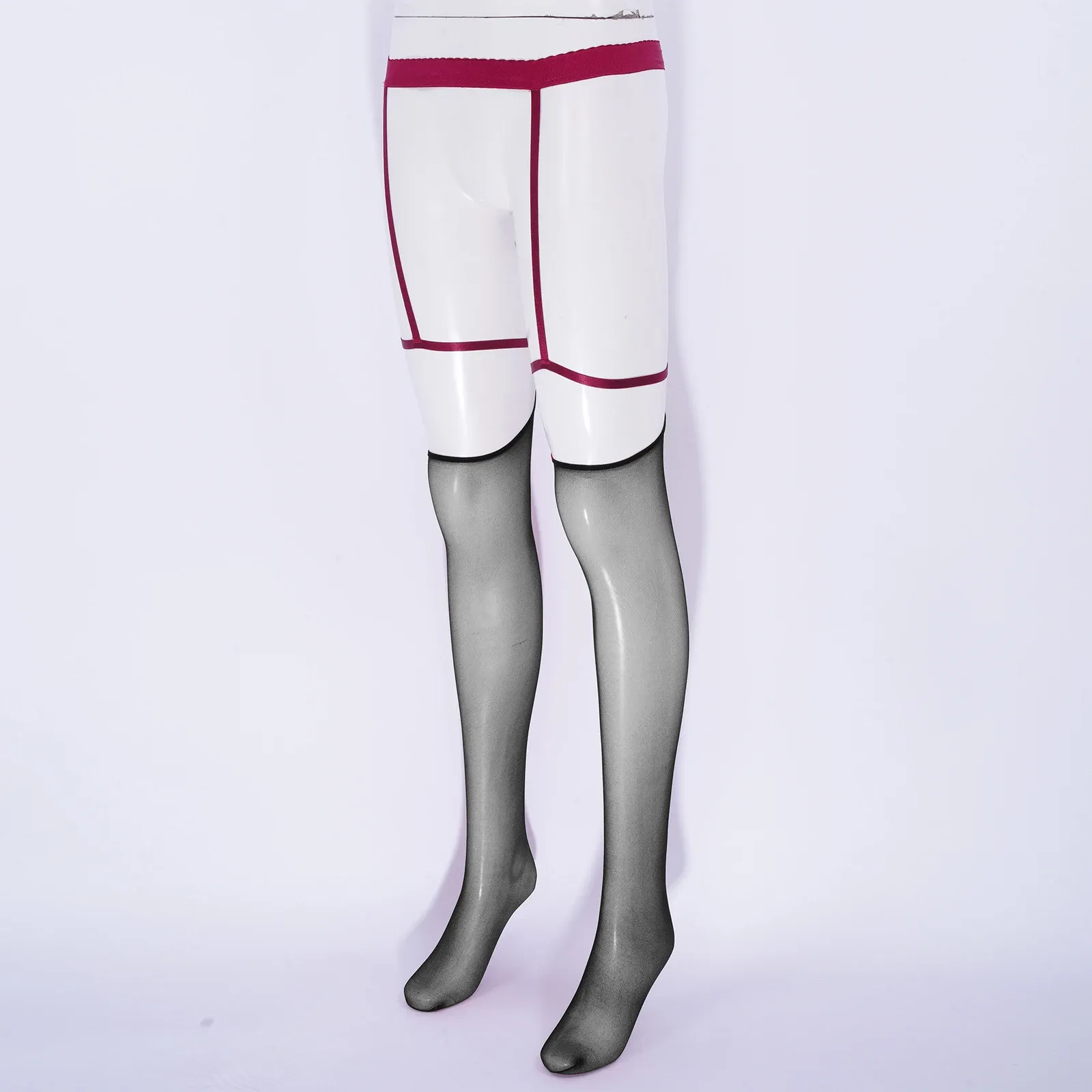 Women Ultra-thin Silk One-piece Strap Stockings Over-the-Knee with Garter  Belt from Dhgate Girls Tights and Socks