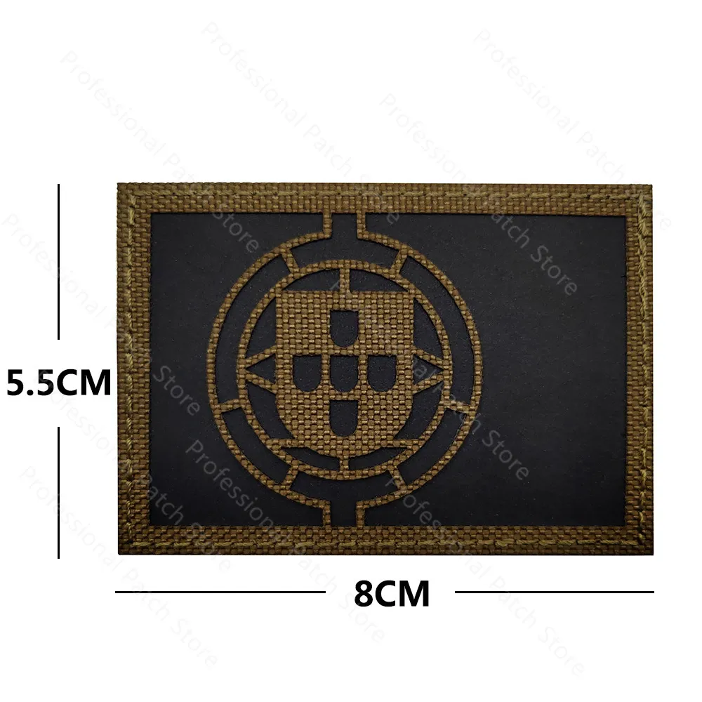PRT Embroidery Patch Portugal Flag Hook & Loop Tactical Emblem Military ...