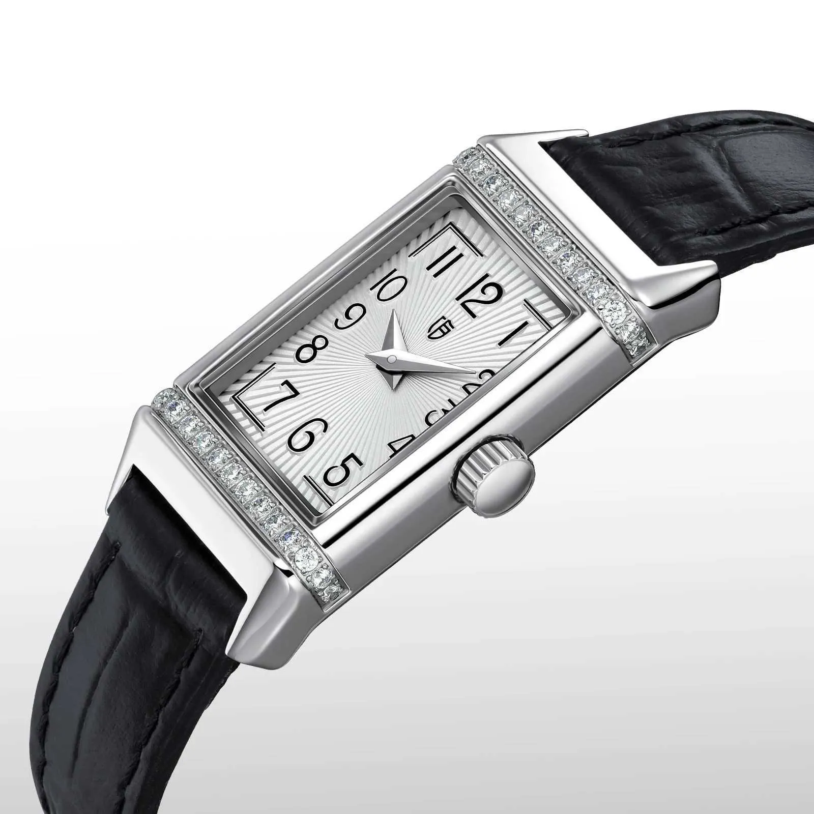 Luxury Silver and Black Women Watch Shop Women main image 2