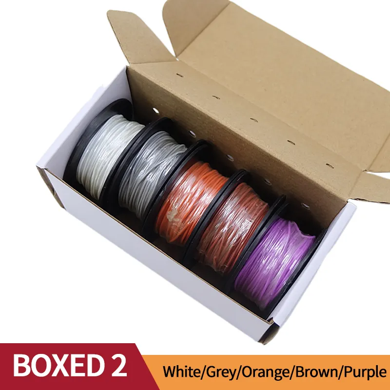 QWORK® Kit de Fil Électrique Flexible - 22 AWG 0.32mm² 5 Coloris (10