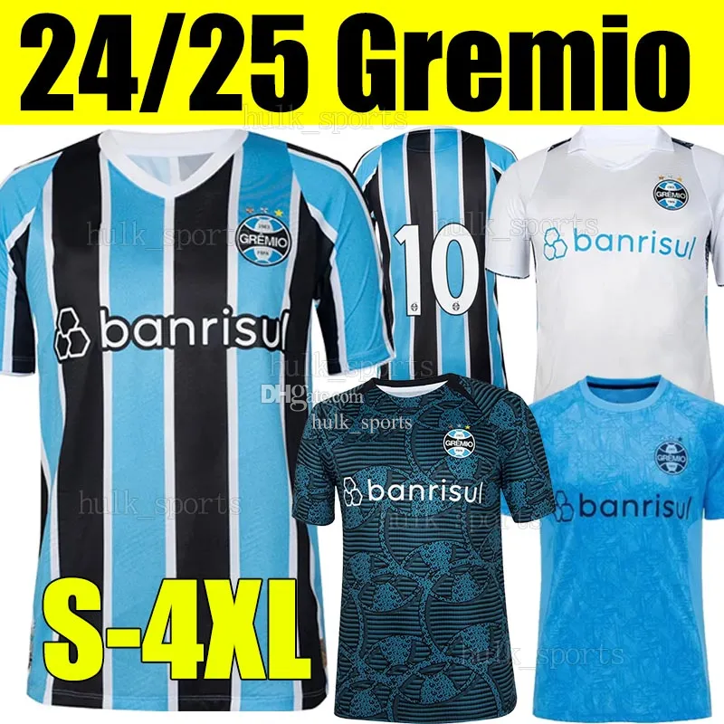 XXXL 4XL 24 25 Gremio Paulista Soccer Jerseys 2024 2025 Suarez Gilchmei Johnath