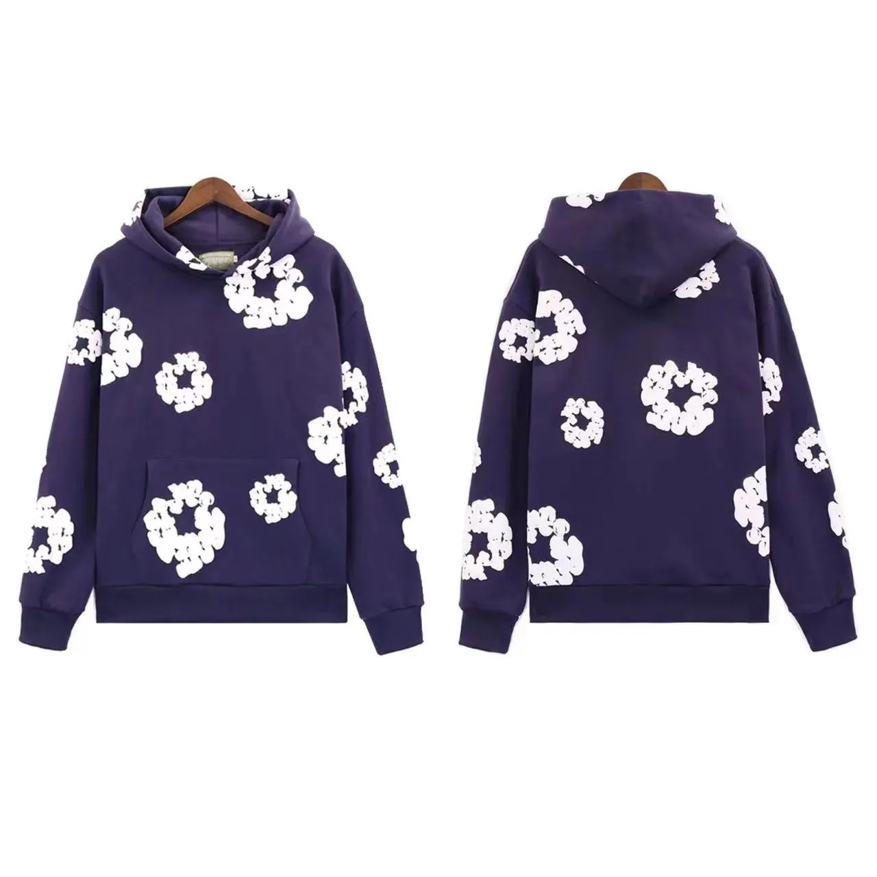 Black and purple designer hoodie clearance
