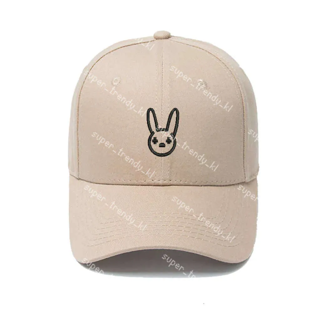Rabbit Embroidered Baseball Cap - Adjustable Cotton Dad Hat, Unisex, Black - View #10