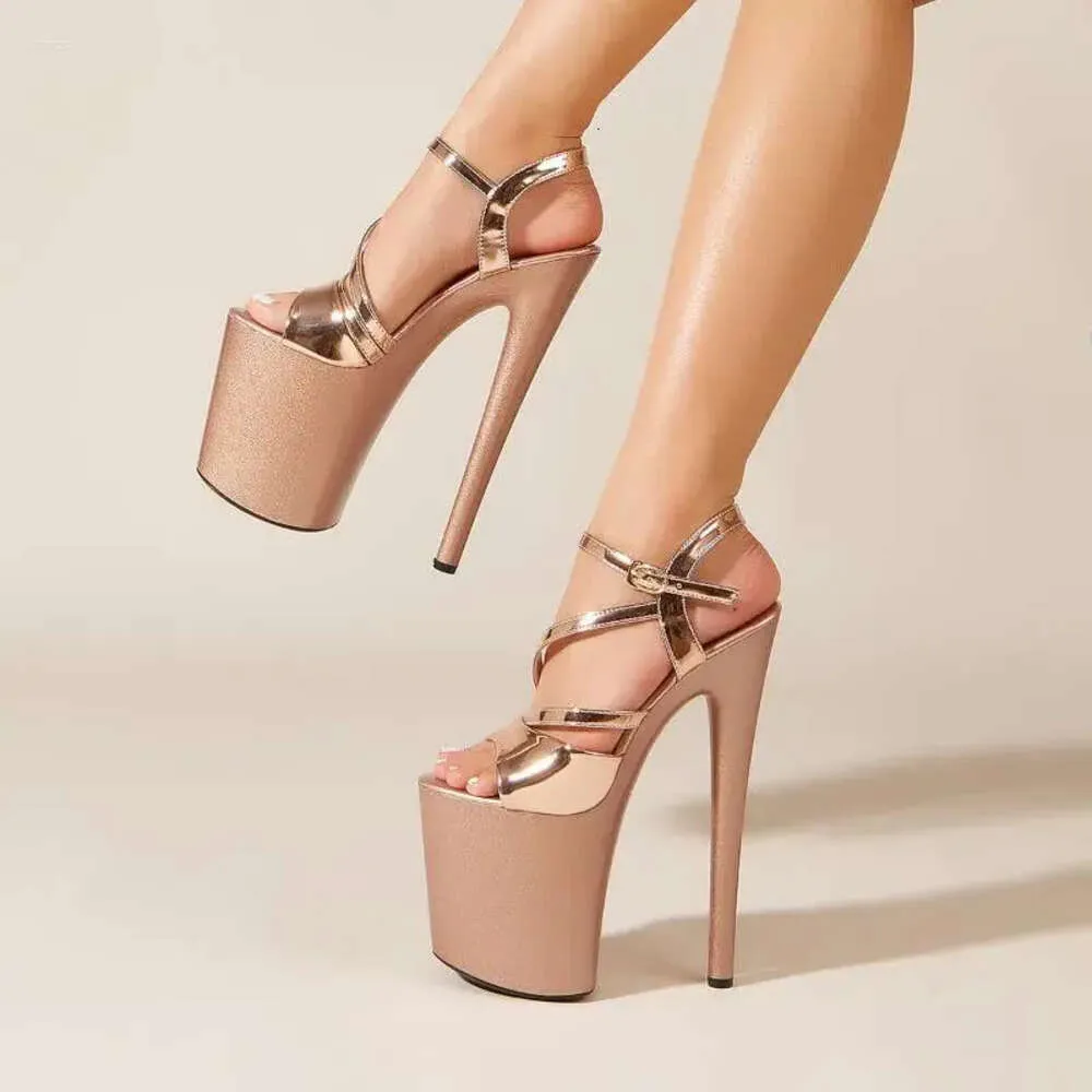 Rose gold stripper shoes clearance
