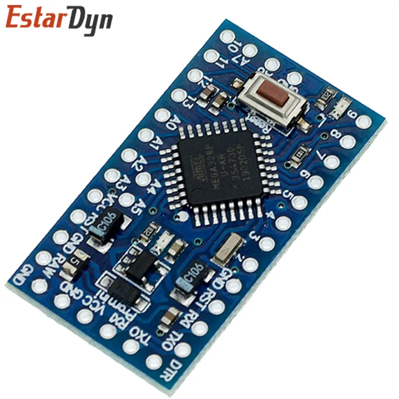 Pro Mini Microcontroller Board ATMEGA328P, 5V/16MHz & 3.3V/8MHz Options ...