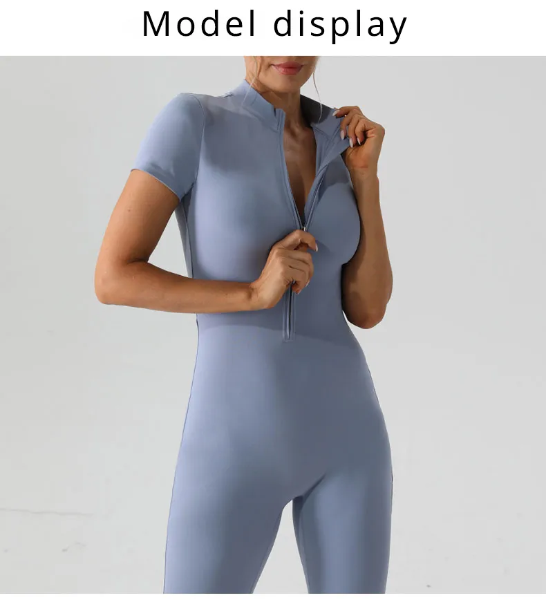 Tight yoga jumpsuit sales