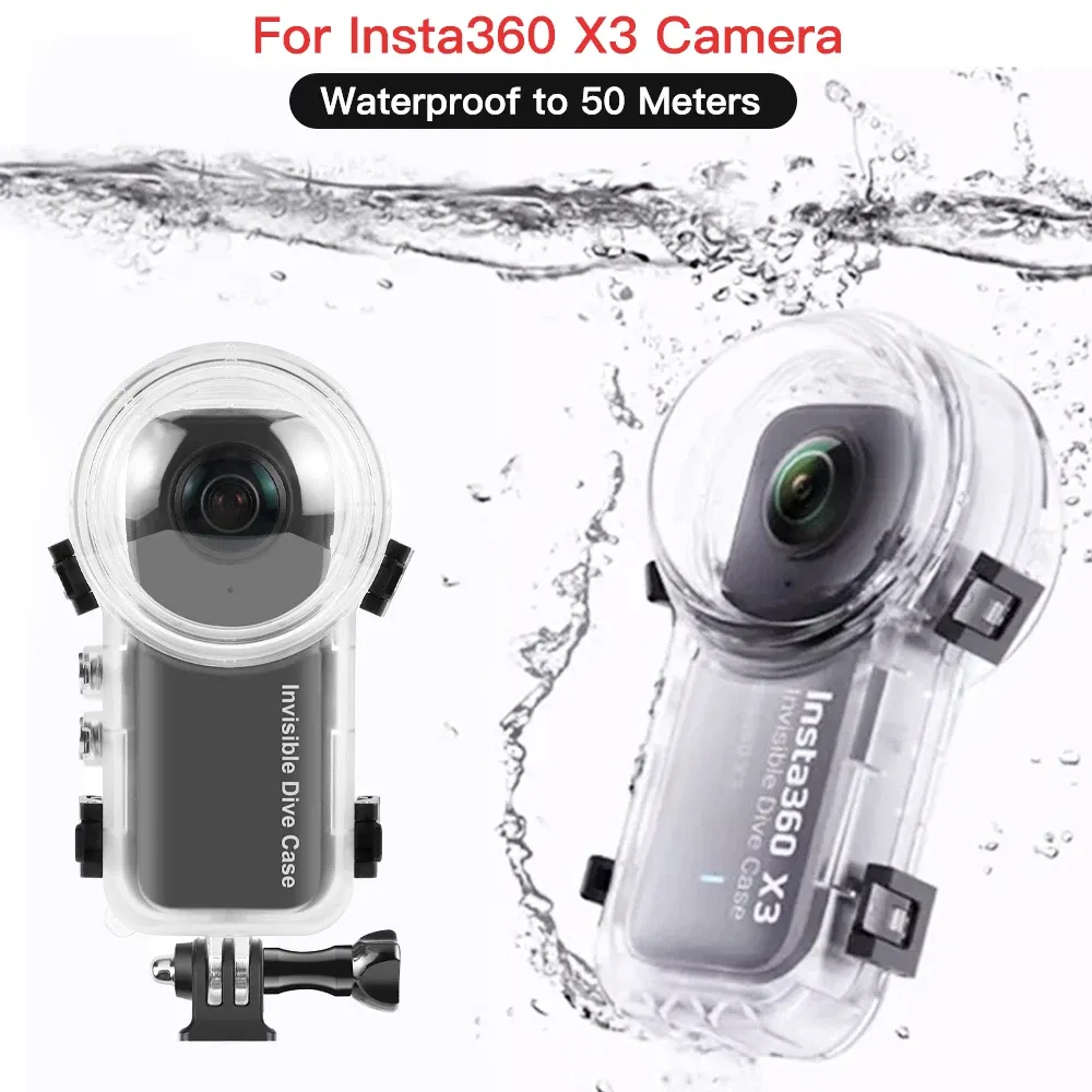 インビジブル ダイブ ケース Insta360 X3 用防水水中ハウジング