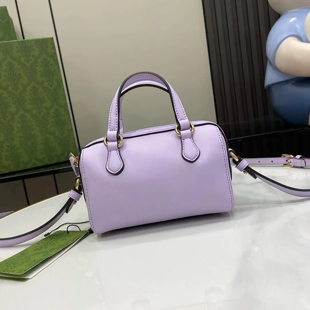 Luxury Genuine Leather Top Handle Bag Designer Women Crossbody Shoulder Bag Mini Purse with Box Elegant Letter Embossed Handbag