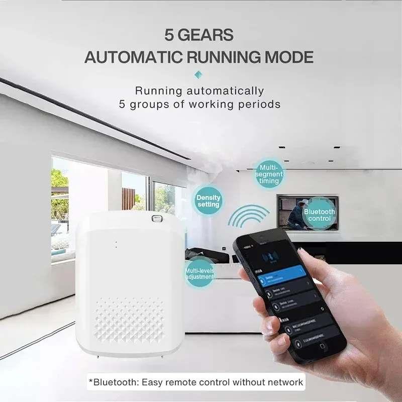 Diffuser Controller Smart Fragrance Diffuser 500m³ Bluetooth Control Smell Distributor ...