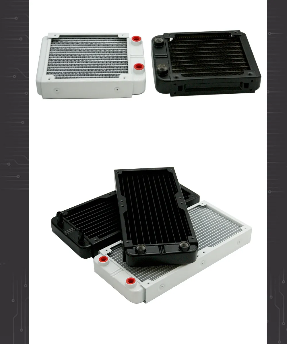 Cpu Radiator Sizes PC Water Cooling Radiator Aluminum Multi Channel 30mm Thin Liquid ...