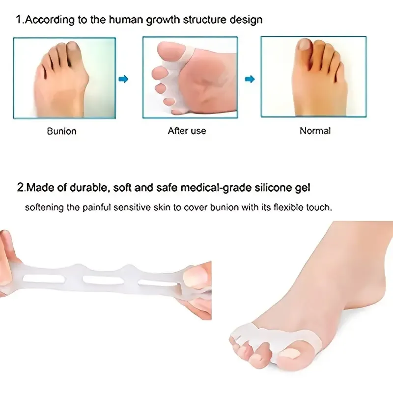 Toe Proper Proper Toe Silicone Toe Correctors For Bunion And... From Ddmyperfect ...