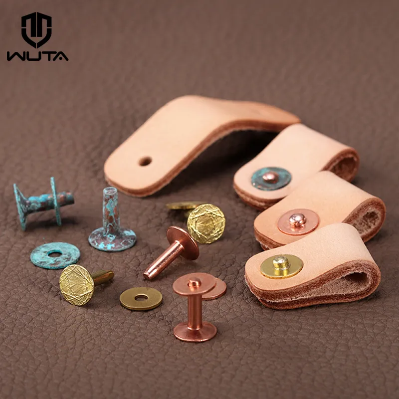DHgate.com:WUTA Genuine Leather Copper Rivets & Burrs Kit
