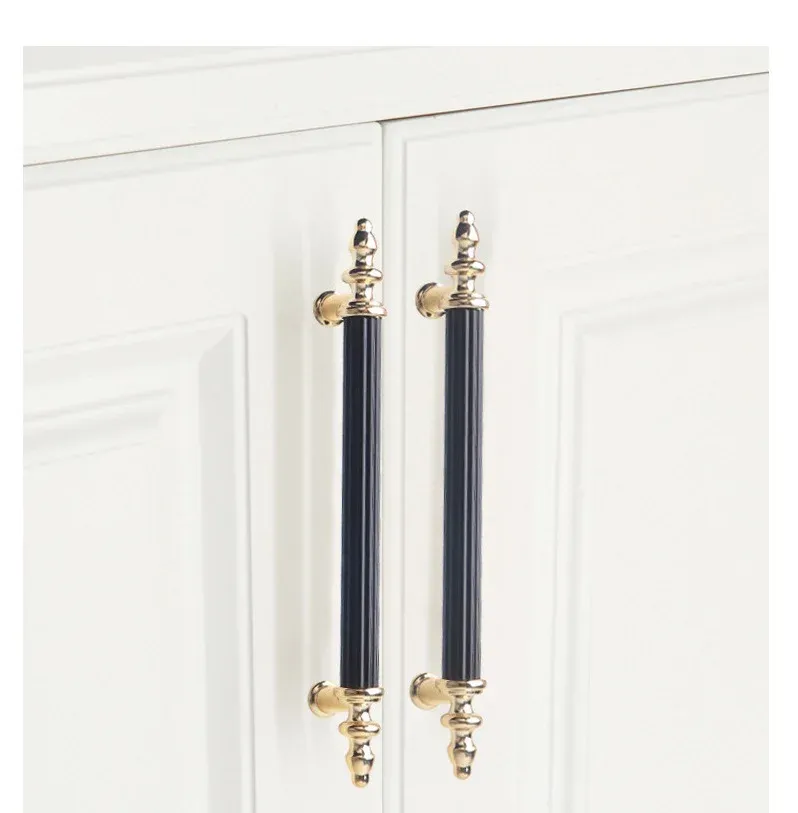 2 Pcs Door Handle Golden Alloy Handle Drawer Pull ... – Vicedeal - View #4