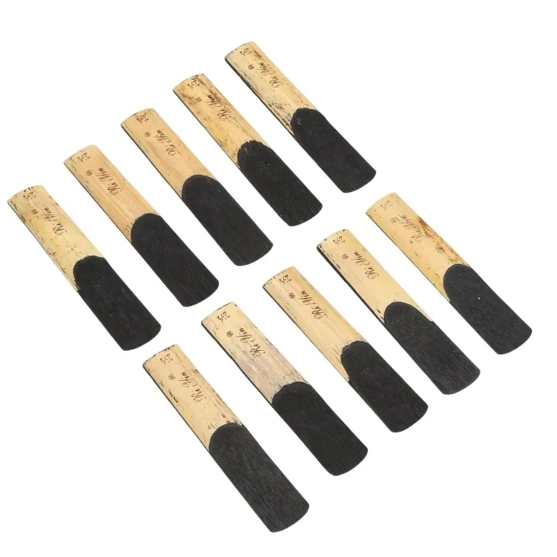 Alto Saxophone Reeds Size 2.5 10 Pack with Individual Boxes Traditional Strength 2 for Soprano Alto Sax