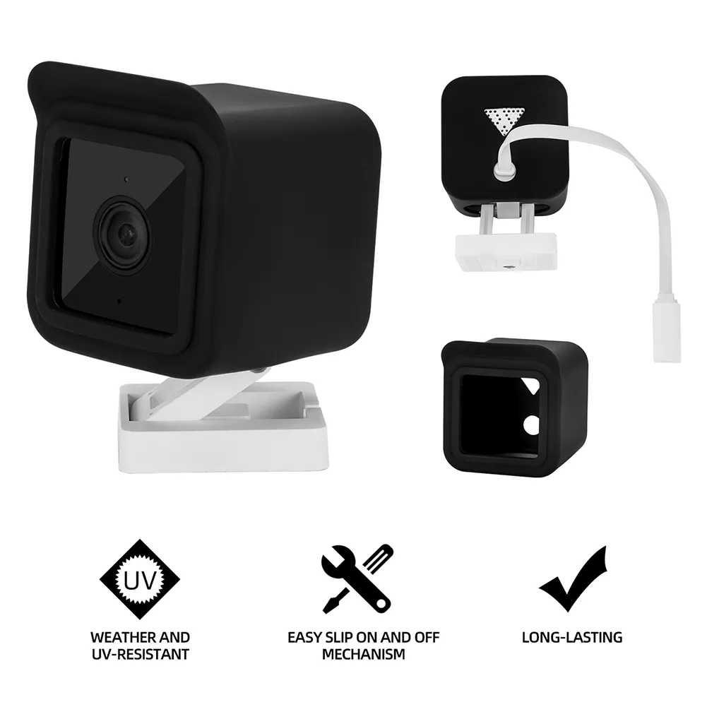 Save Big on Bulk Wyze Cam Outdoor Case Pack Weatherproof Silicone  Protective Case Mount Bracket For Wyze Cam V3 Security Camera Best Deals  on