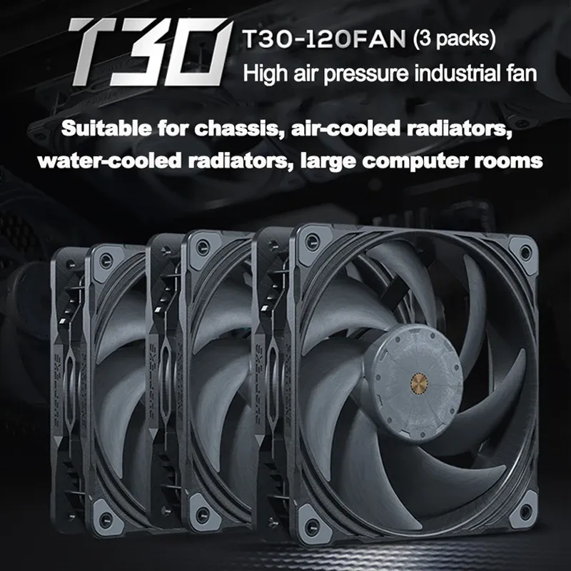 Industrial-Grade Cooling: PHANTEKS T30 120mm PWM Temperature