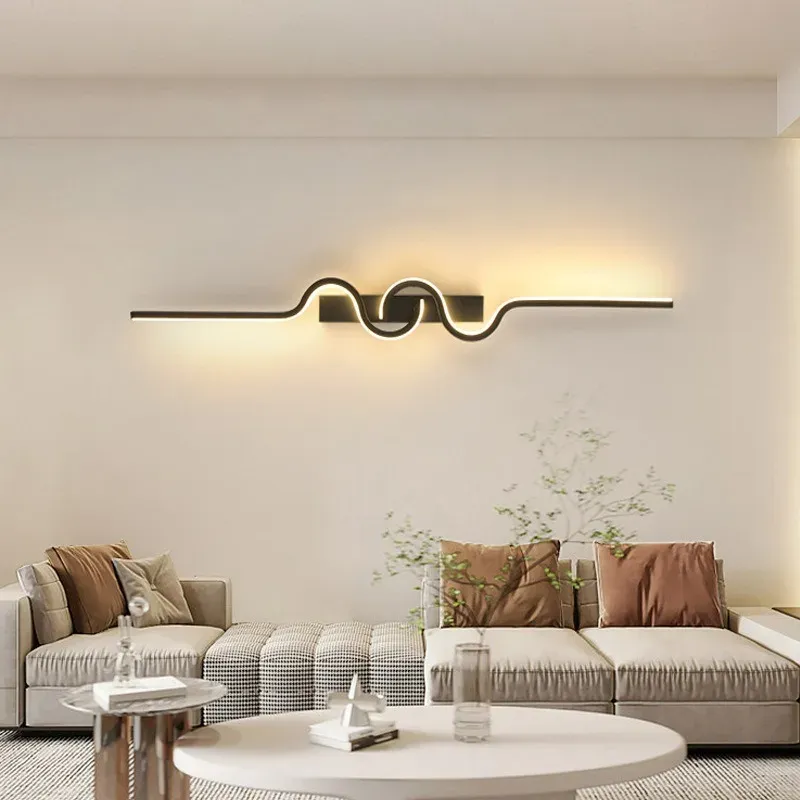 Modern Nordic LED modern wall lamp for Living Room Bedroom Sofa and Stairs Minimalist Design for Home Decor AC85 265V