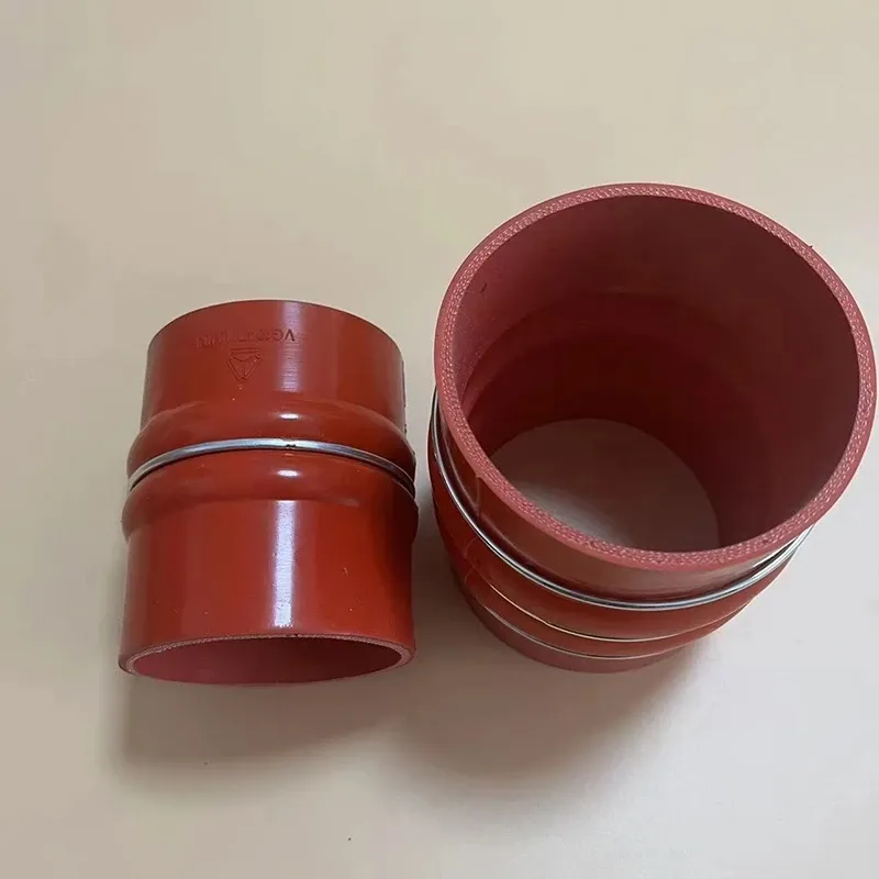 BLACK SILICONE COUPLER REDUCER HOSE 2" TO 2" 3-PLY STRAIGHT TURBO/INTAKE PIPING