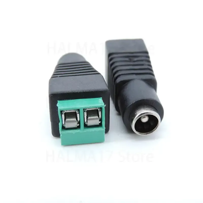 thumbnail image 2 of 10-Pack 5.5mm X 2.1mm DC Power Plug Male Jack Connectors - For CCTV Cameras, Security Systems, Adapters 2 of 14