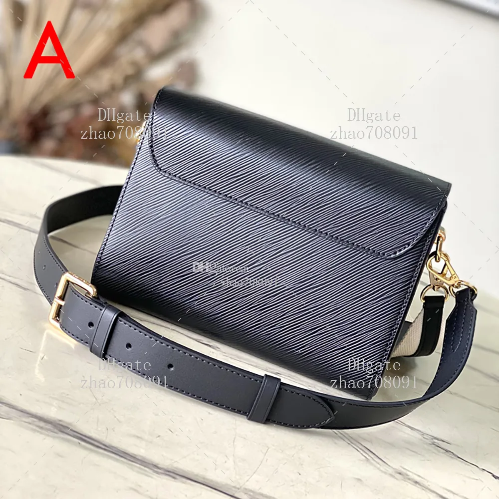 Luxury Designer Medium Size Cowhide Shoulder Bag with Box Top Quality Crossbody Bag 23cm
