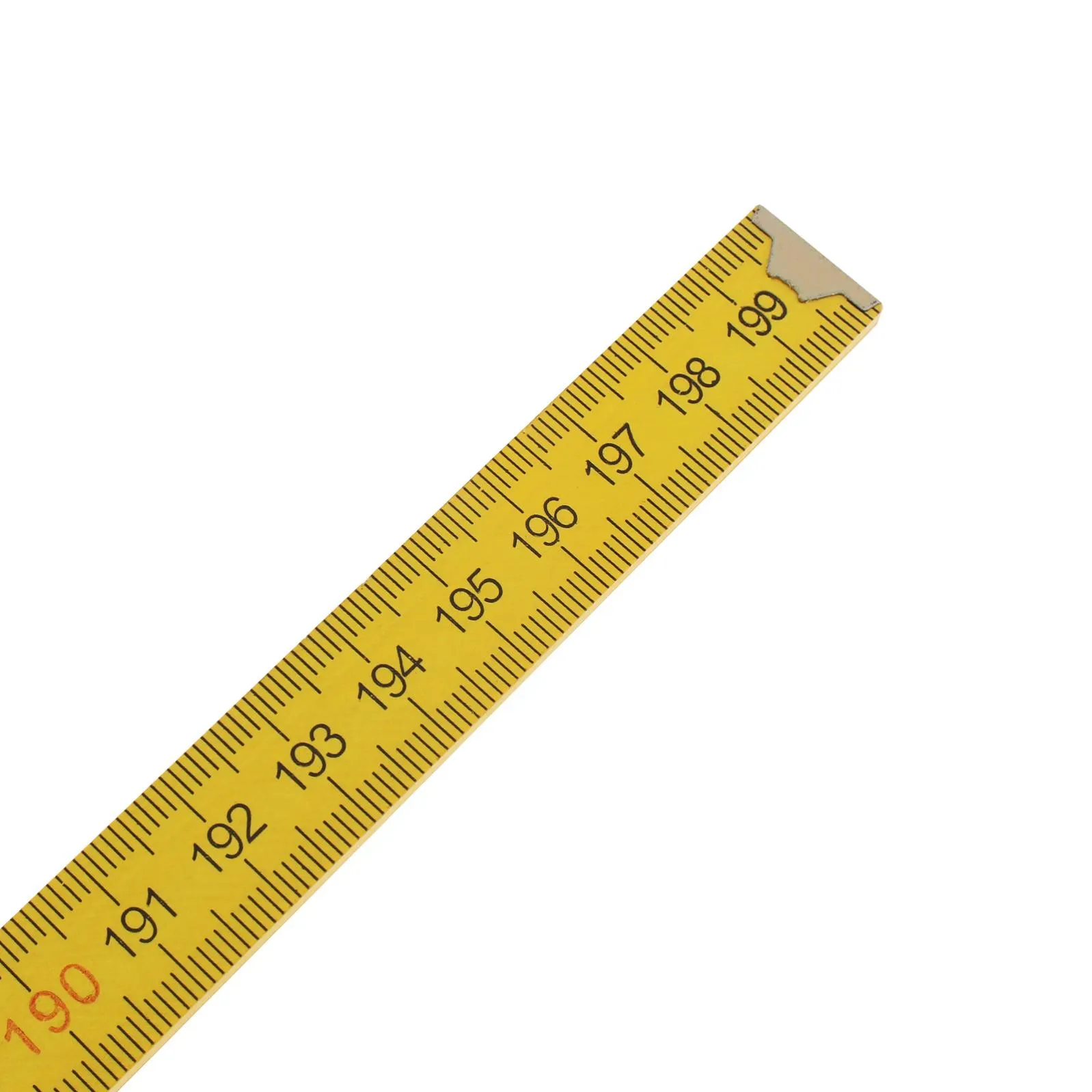 2m Folding Ruler Wooden Carpenter Tool Double-Sided Inch and Metric ...